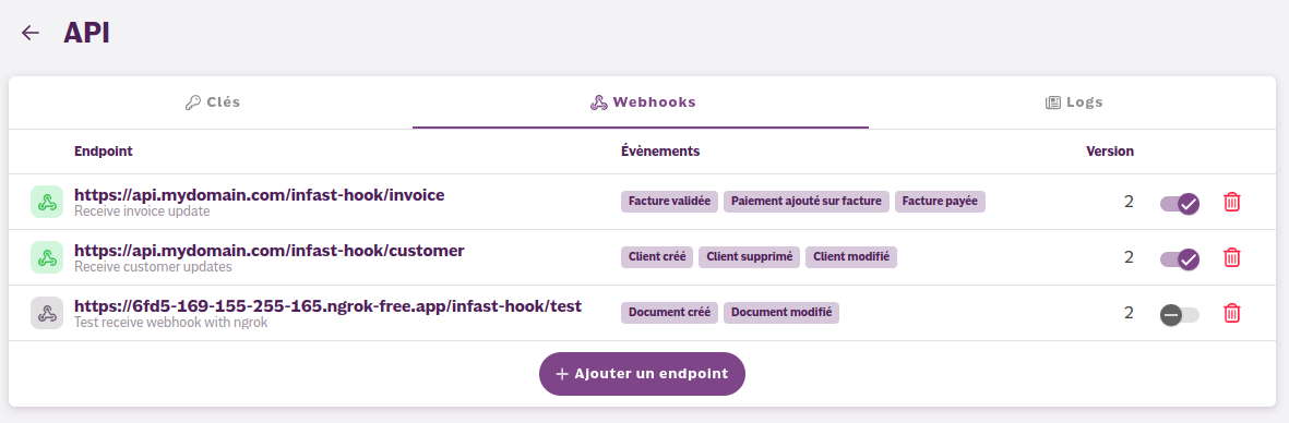 INFast App Screenshot